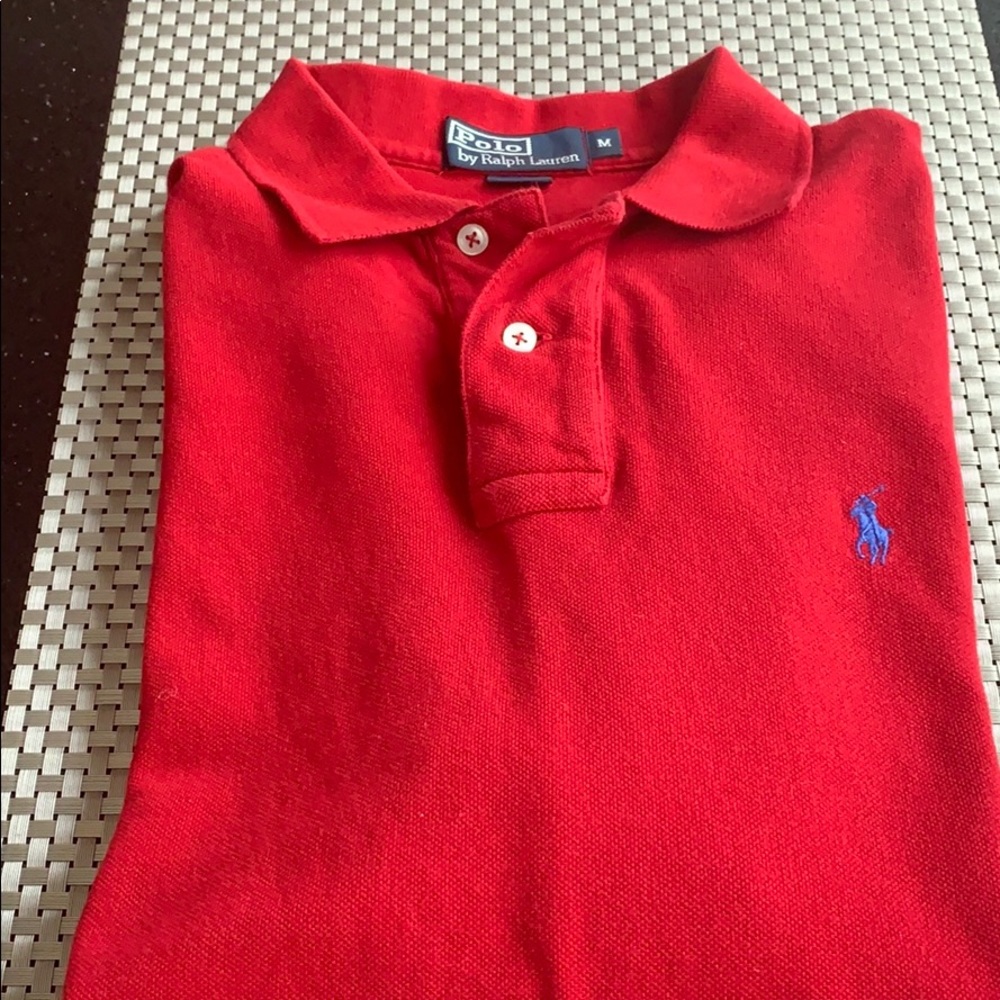 POLO by Ralph Lauren dark red 2 button LONG SLEEVE